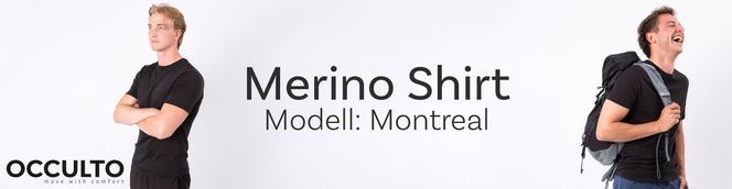 Herren Merino Shirt aus 100% Merinowolle Modell: Montreal