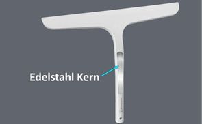 Silikon Duschabzieher mit hochwertigem Edelstahlkern