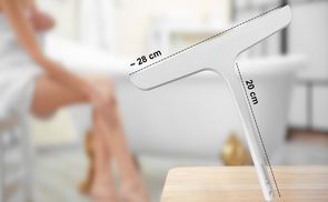 Abzieher Dusche Extra breite Duschlippe für mehr Komfort