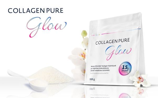 Collagen Pure Glow – 100% reines Kollagen Pulver mit 15g pro Portion