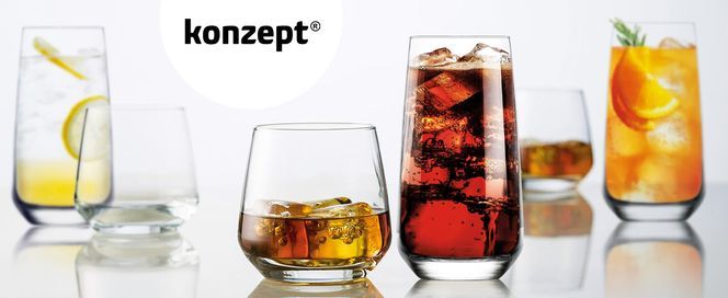 Verzaubern Sie Ihre Gäste mit Gläsern von KONZEPT