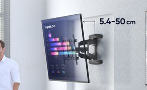 Extra großer Wandabstand