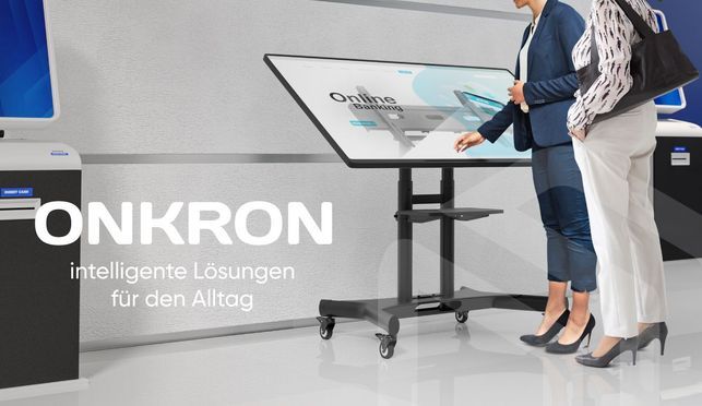 ONKRON TS1350 – Standfuß mit Bildschirmparallelität zum Boden