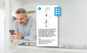 Einfache Installation dank Einbauanleitung