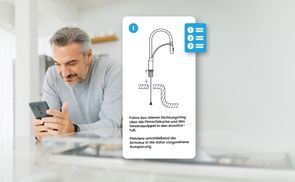 Einfache Installation dank Einbauanleitung