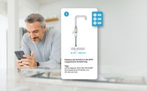 Einfache Installation dank Einbauanleitung