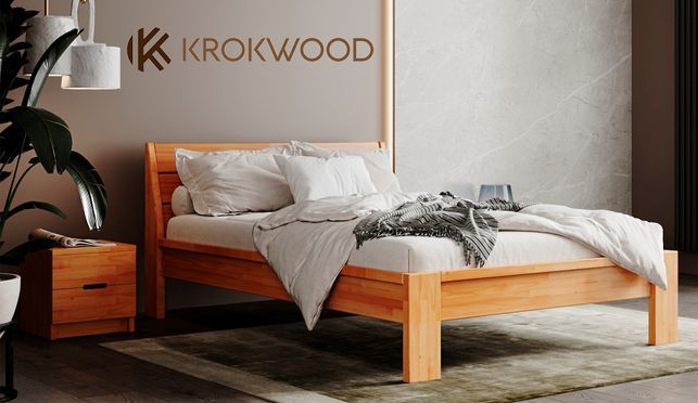 Massivholzbett aus Buche Alice von KrokWood