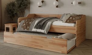 Schnelle Verwandlung in ein Doppelbett