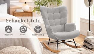 Atmungsaktiver und bequemer stillsessel mit hoher Rückenle