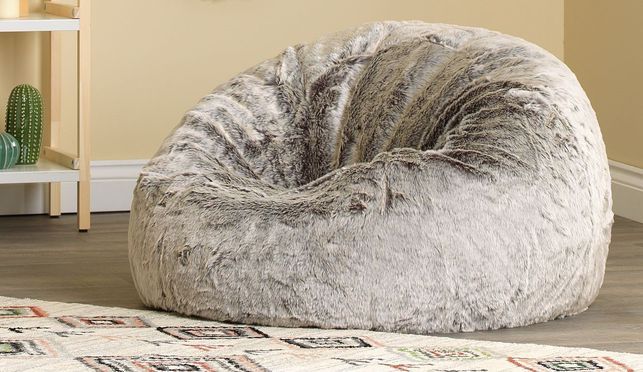 Luxuriöser Sitzsack aus Kunstfell