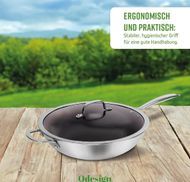 Komfortabler Edelstahlgriff
