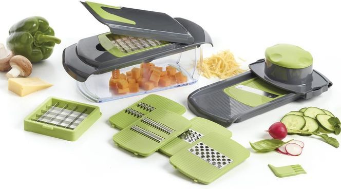 Qdesign Mandoline – Der 10 in 1 Küchenhelfer für müheloses Schneiden