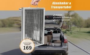 Abnehmbar & Transportabel
