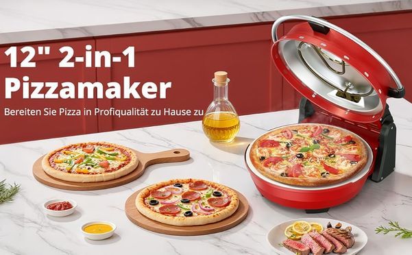 AIRMSEN 2 in 1 Pizzaofen