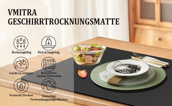 Coonoor Saugfähige Kaffeemaschinenmatte – Der vielseitige Küchenhelfer!