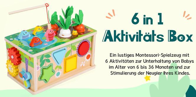6 in 1 Entdeckerspaß: Spiel & Lernen für Babys