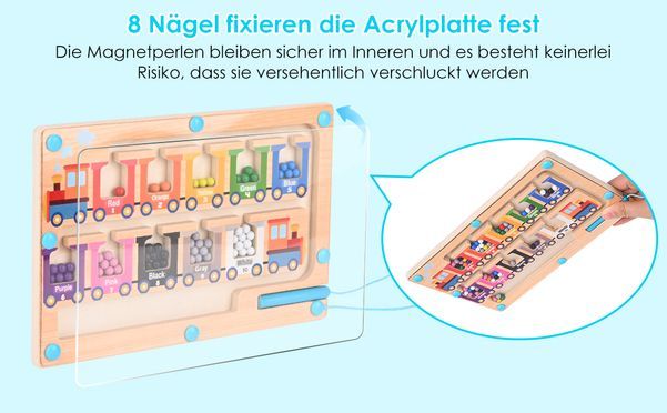Montessori Magnetisches Sortierspielzeug