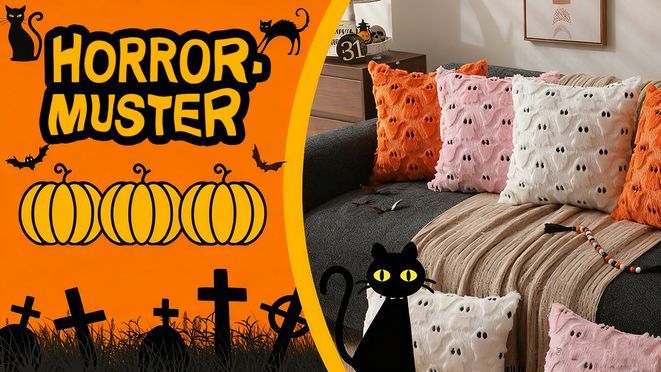 Klassische Halloween Kissenbezug Dekorserie