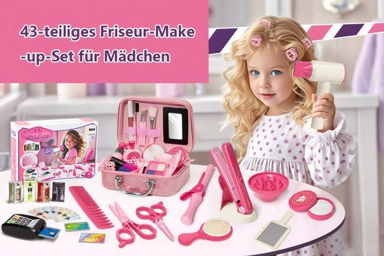 43 teiliges Friseur und Make up Set für Mädchen