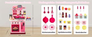 Küchen Spielset mit Utensilien und Gewürzen