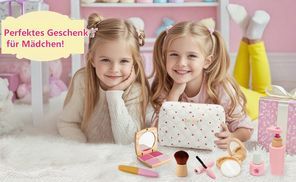 Perfektes Geschenk für Mädchen – Holz Schönheitsset