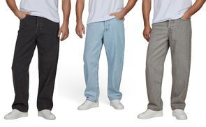 Trendiger Baggy Fit mit hoher Leibhöhe