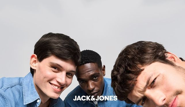 Jack & Jones Herren T Shirt „JACJEANS CREW NECK TEE“ – 6er Pack Basics, Rundhals