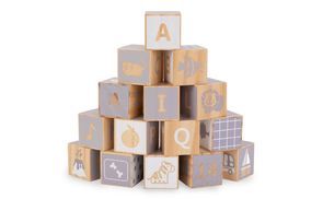 Spielerisches Lernen mit Holzbausteinen