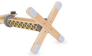 Stabiler Holzfuß für sicheren Stand