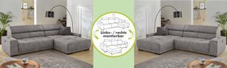 Ottomane links oder rechts montierbar