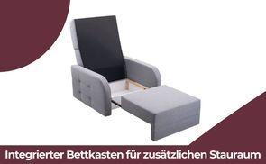 Stauraum diskret integriert
