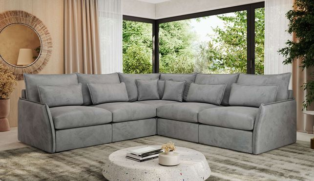 Ecksofa VERSO L – Modularer Komfort in stilvollem Design