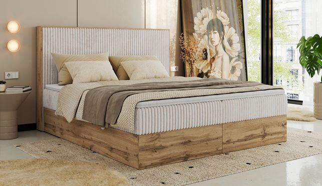Boxspringbett WOOD CLASSIC – Stil, Komfort und Qualität