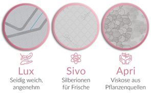 Drei Bezüge für individuellen Schlafkomfort