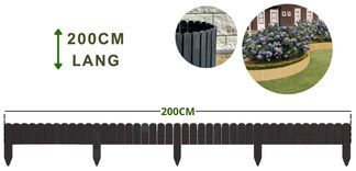200 cm lang für klare Linien im Garten