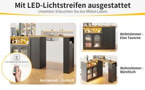 2. Eingebauter LED Lichtstreifen