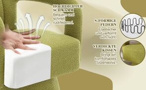 Frei drehbar, bequem für längeres Sitzen