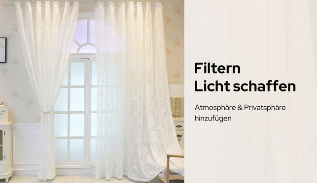 Schöne Gardinen schmücken Ihre schönen Träume