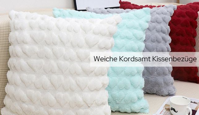 Elegante Samt Kissenbezüge