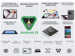 HD Doppellautsprecher, Bluetooth & 3,5 mm Klinkenanschluss