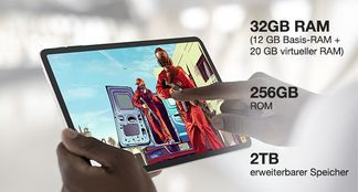 32GB RAM + 256GB ROM & Helio G99 Chip