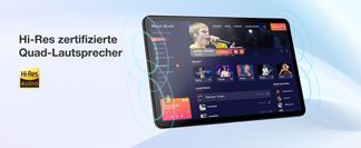 Hi Res Audio & 4 Smart PA Lautsprecher