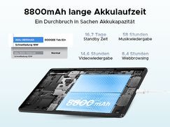 8800mAh Akku & 18W Schnellladung: Leistungsstark & mobil