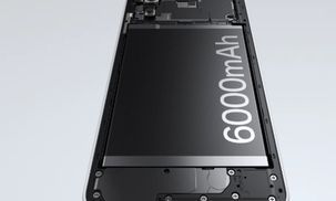 Großer 6000 mAh Akku