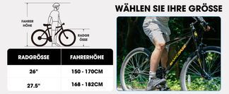 Wählen Sie die richtige Größe