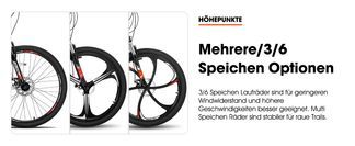 Mehrere/3/6 Speichen Optionen