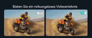 Reibungsloses Video durch Anti Shake