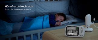 Babyphone mit Kamera HD Nachtsicht 720P