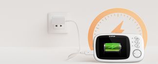 Babyphone VOX Modus mit 1000 mAh Batterie
