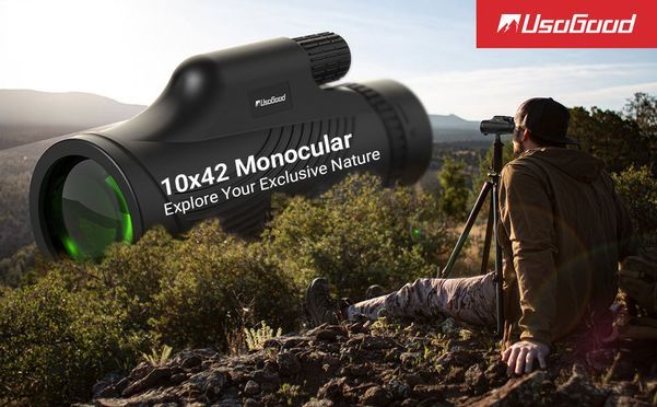 Usogood 10x42 High Definition Monokular Teleskop